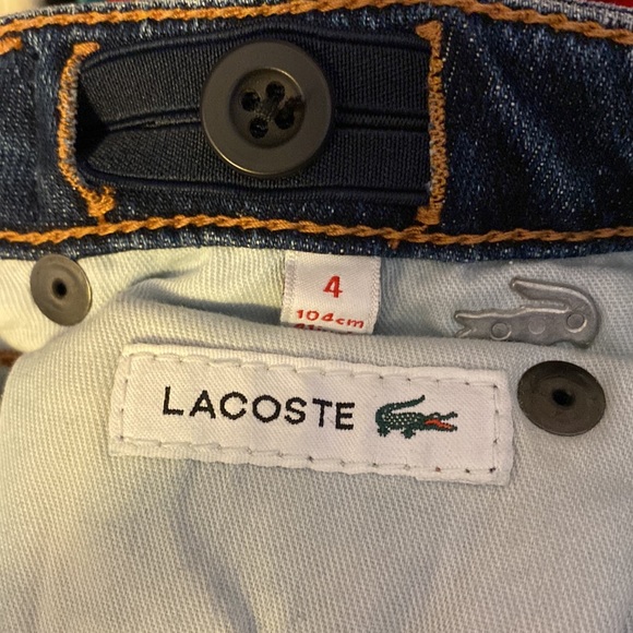 Lacoste girls size 4 jeans - Picture 3 of 3
